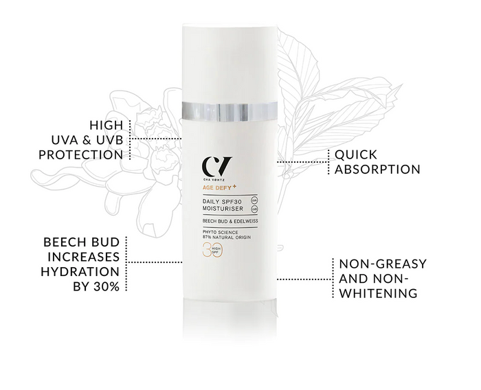 AGE DEFY+ DAILY SPF30 MOISTURISER 30ML