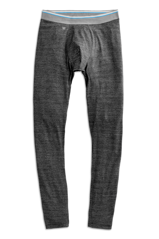 Charcoal Heather | Front view of AIRKNITx Performance Tights in Charcoal Heather