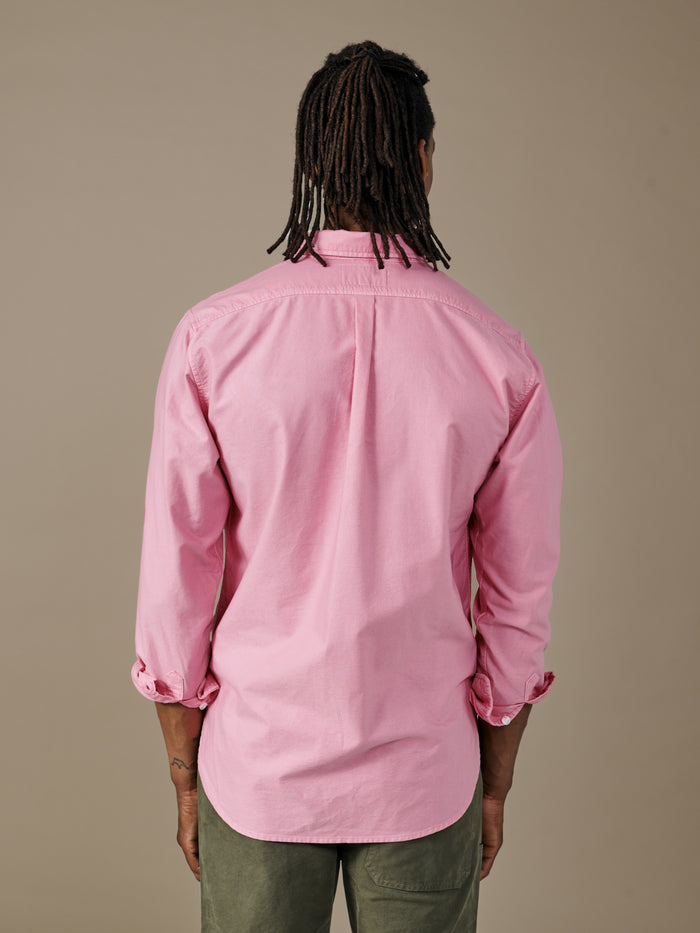 Aubin Peony Pink Aldridge Oxford Button Down Shirt | Oxford Shirt