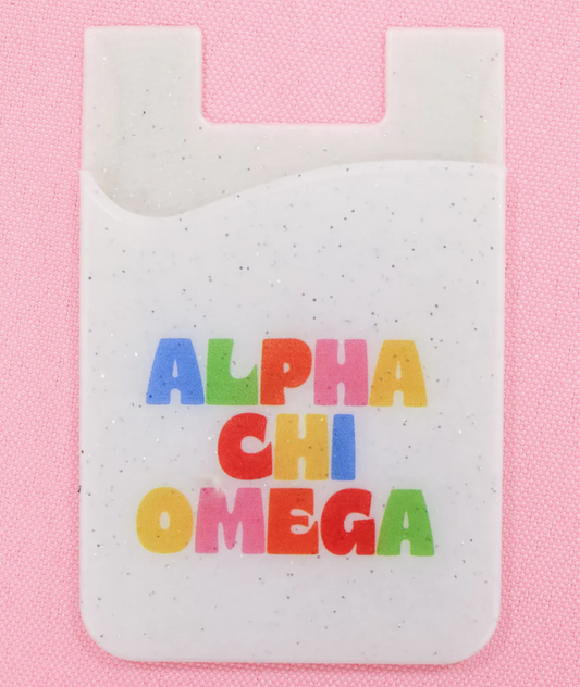 Alpha Chi Omega Shimmer Phone Wallet