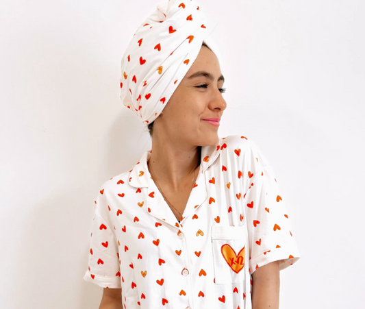 Alpha Gamma Delta hair wrap