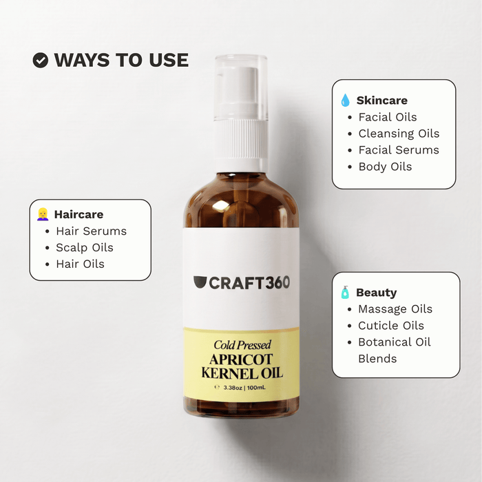 Apricot Kernel Oil - Cold Pressed
