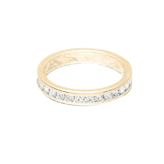 April (Diamond) Yellow Gold Ring | Size 7