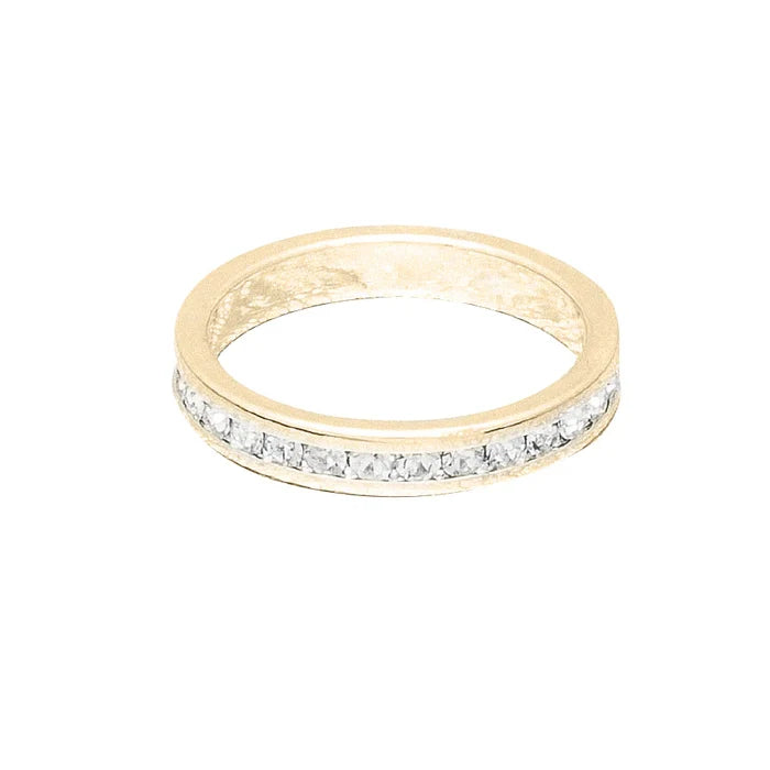 April (Diamond) Yellow Gold Ring | Size 9