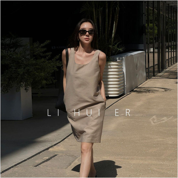ASAYA6733 – Minimal Muse Knit Dress 🖤☕