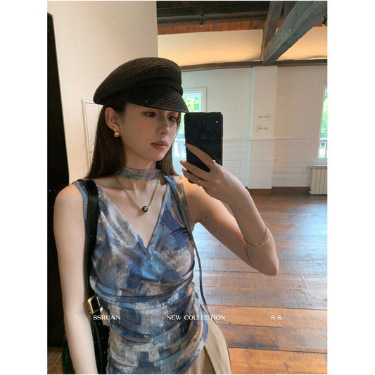 ASAYA6739 – Midnight Muse Mesh Top 🌌🖤