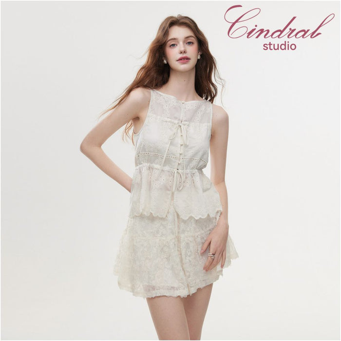 ASAYA6791 – Cindral Lace Whisper Set 🕊️🤍