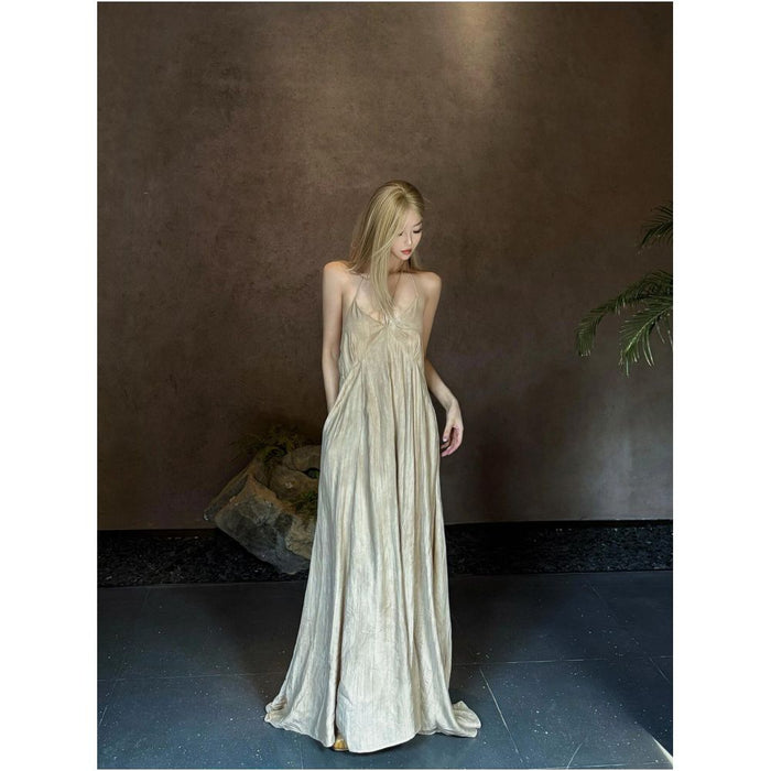 2ND STUDIOS French halter neck dress sexy backless hot girl style new summer 2026 dress for women image 1