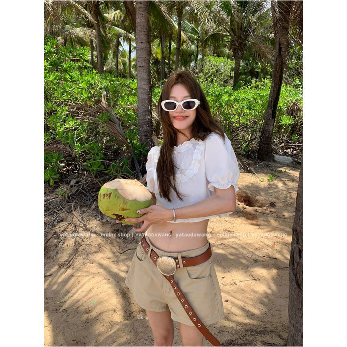 ASAYA6962 – Riviera Denim Mini Shorts 🌴☀️