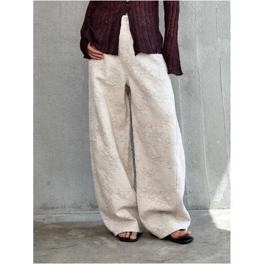 ASAYA6977 – Whisper Bloom Wide-Leg Pants 🌿🤍✨