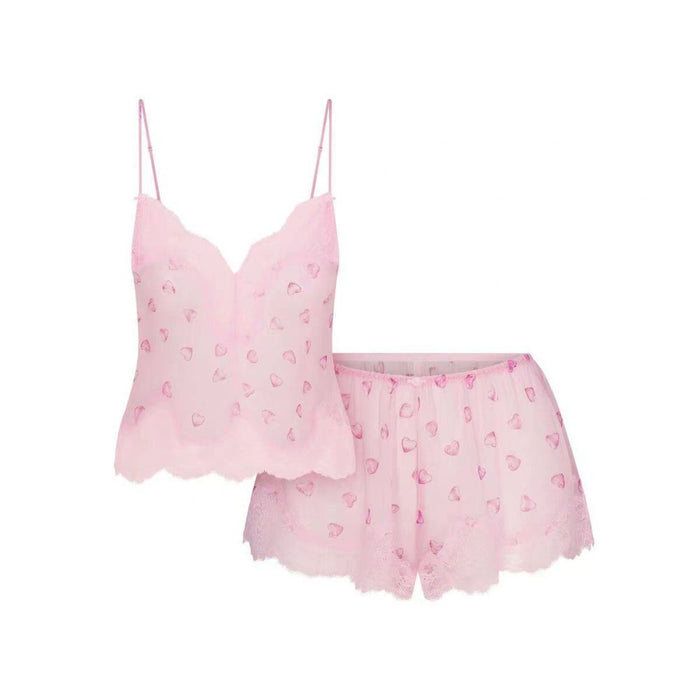 ASAYA7014 – Sweetheart Lace Lounge Set 💕🩰🍓