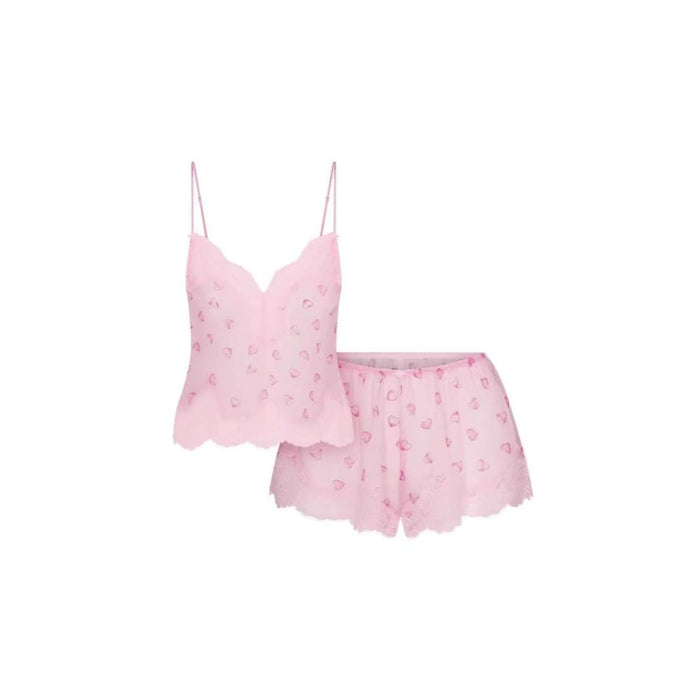 SKIMS Valentine s Day ROMANCE LACE CAMI SHORT SET Lace Camisole Lounge Set image 1