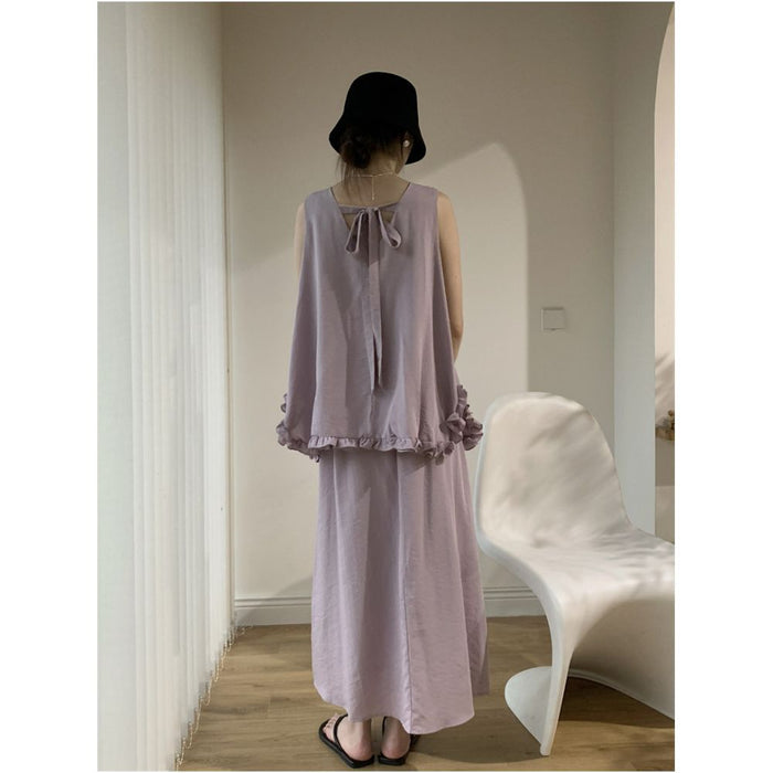 ASAYA7189 – Grace Ruffle Resort Set 🤍🌿