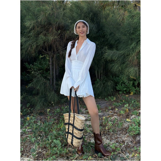 ASAYA7269 – Étoile Romance Mini Dress 🤍✨