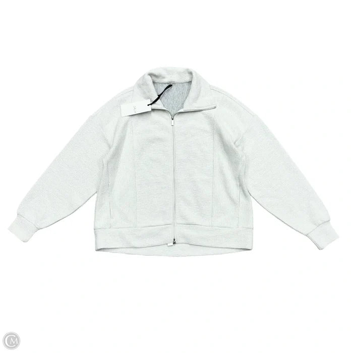 Athletic Jacket By Calia In White, Size: L
