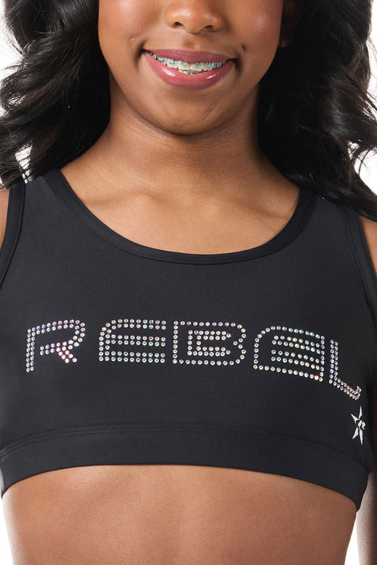 Audie Sports Bra in Black