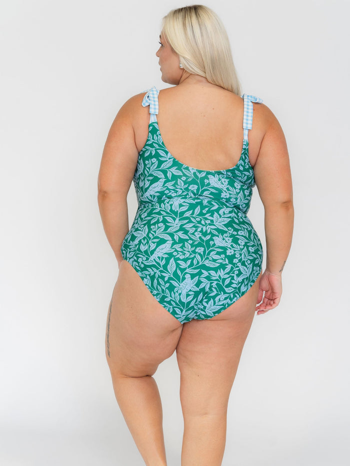 Avery Shoulder-Tie One-Piece