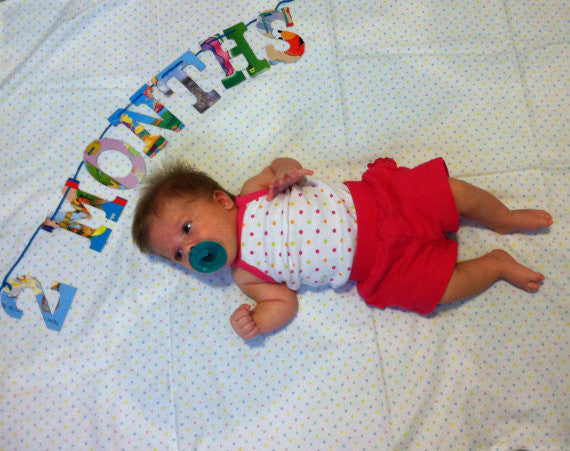 Baby Board Book Monthly Milestone Garland Kit