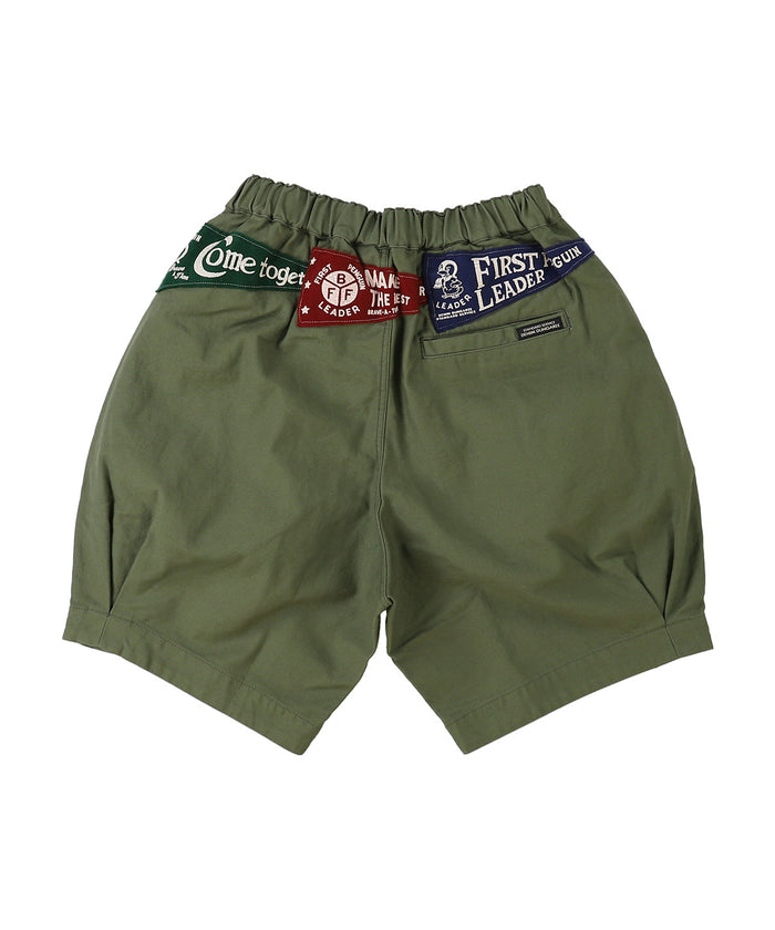 Backsatin Pennant Shorts(LADIES)