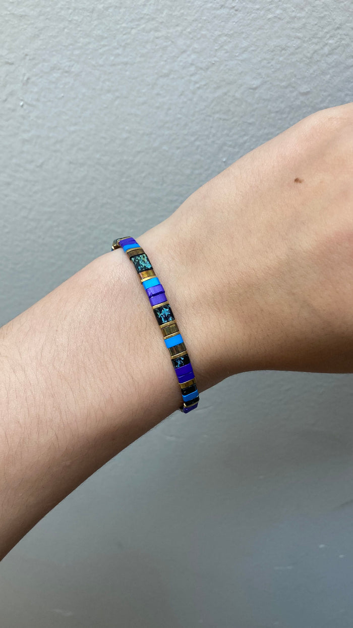 Purple and Blue