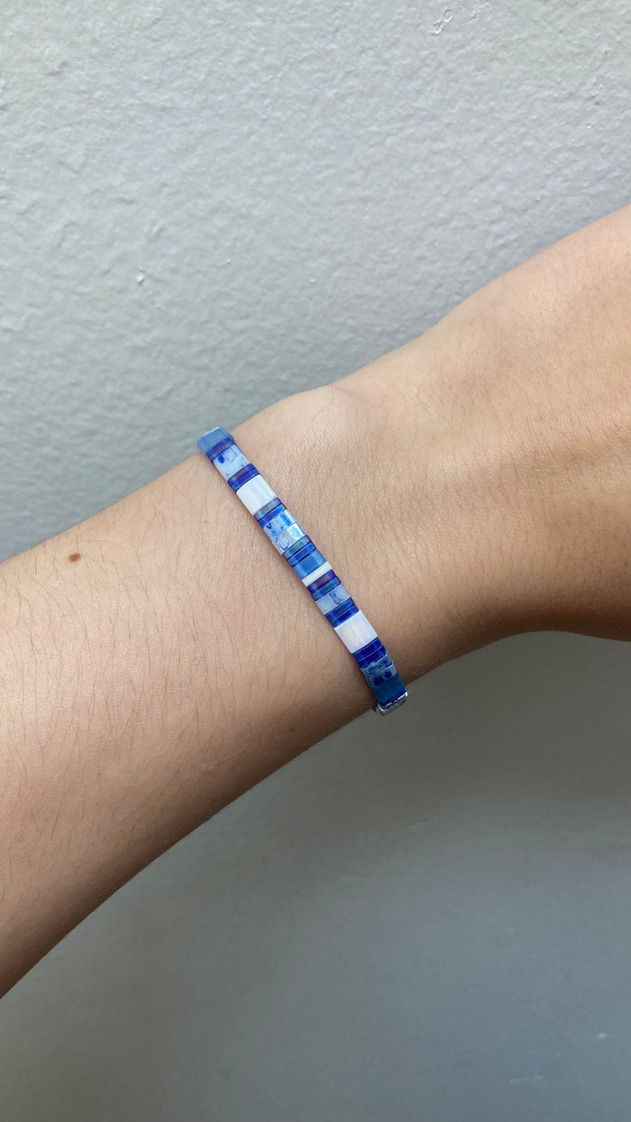 Blue and White