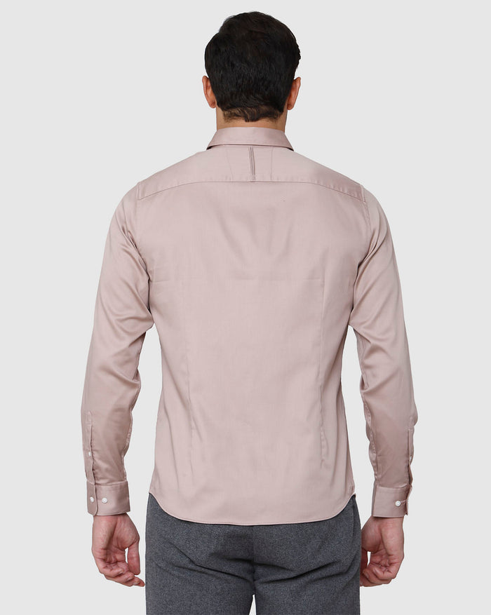 Beige Full Sleeves Shirt