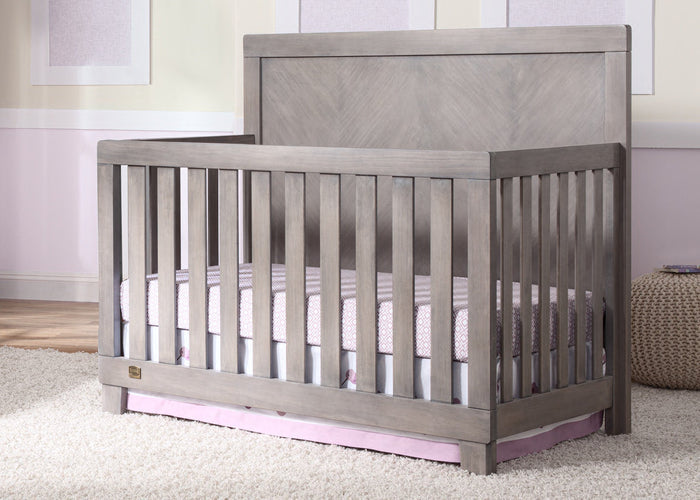 Simmons Kids Stained Grey (054) Bellante 4-in-1 Crib, Room Shot a0a