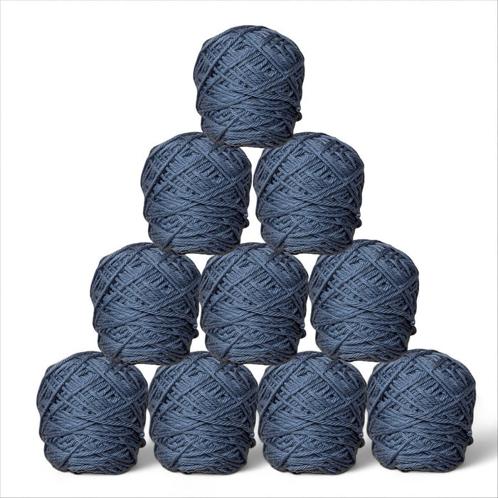 Bio Indlana Organic Wool Hand Knitting Yarn 4/8 NM Chambray - Mojopanda Organic  Store