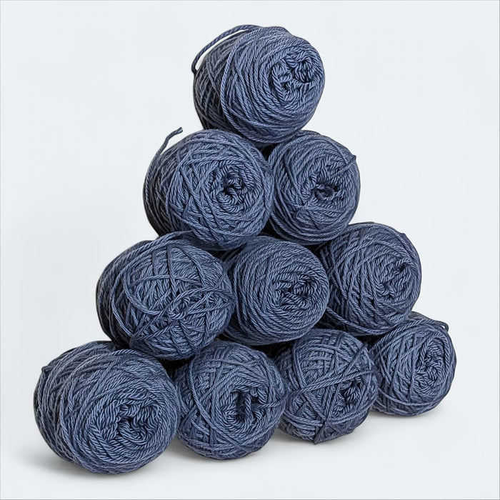 Bio Indlana Organic Wool Hand Knitting Yarn 4/8 NM Chambray - Mojopanda Organic  Store