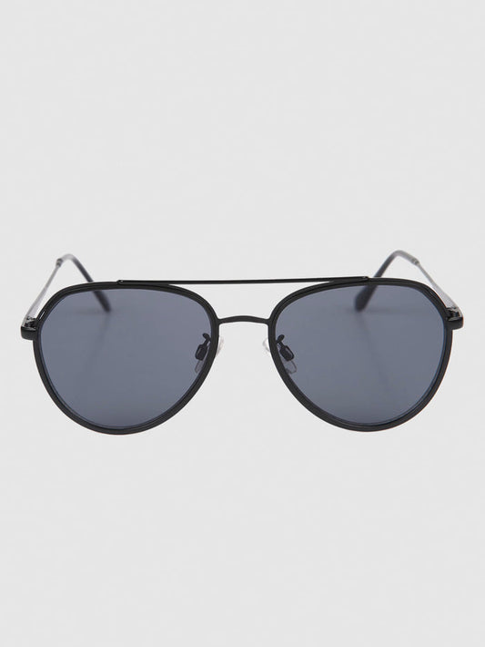 Black Aviator Sunglasses