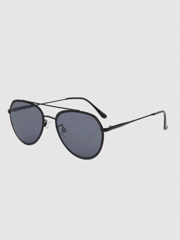 Black Aviator Sunglasses