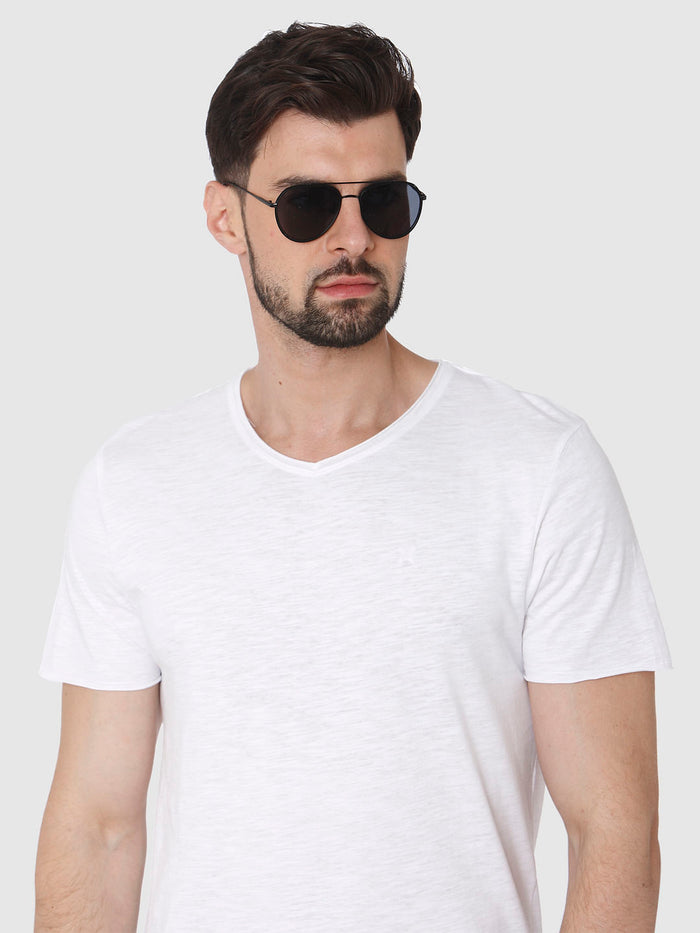 Black Aviator Sunglasses