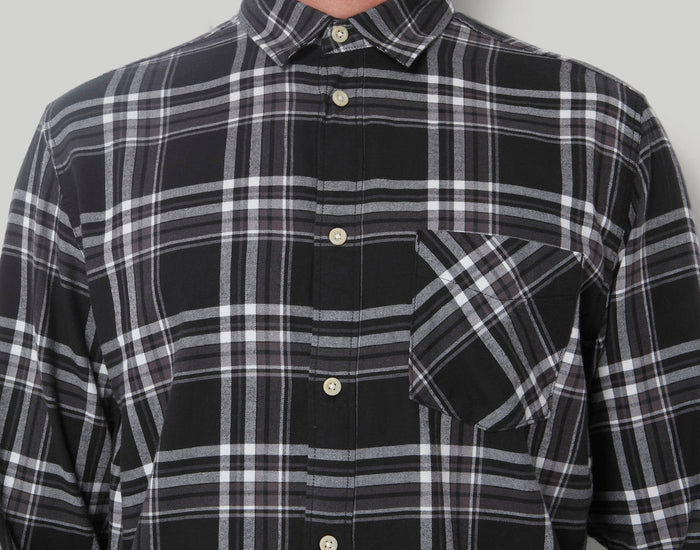 Black Check Full Sleeves Shirt