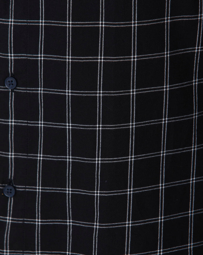 Black Check Full Sleeves Shirt