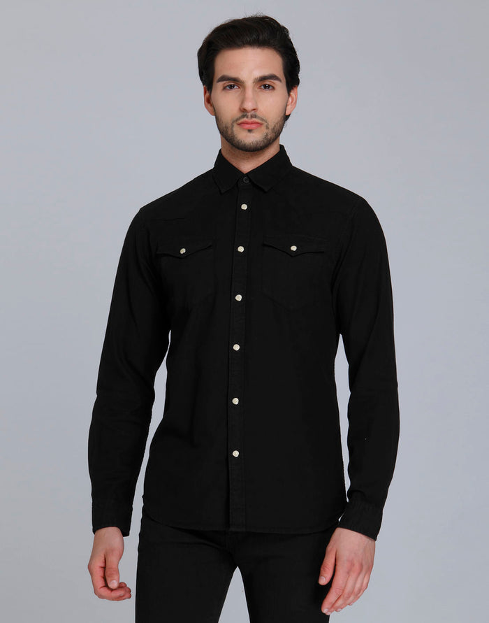 Black Full Sleeves Shirt