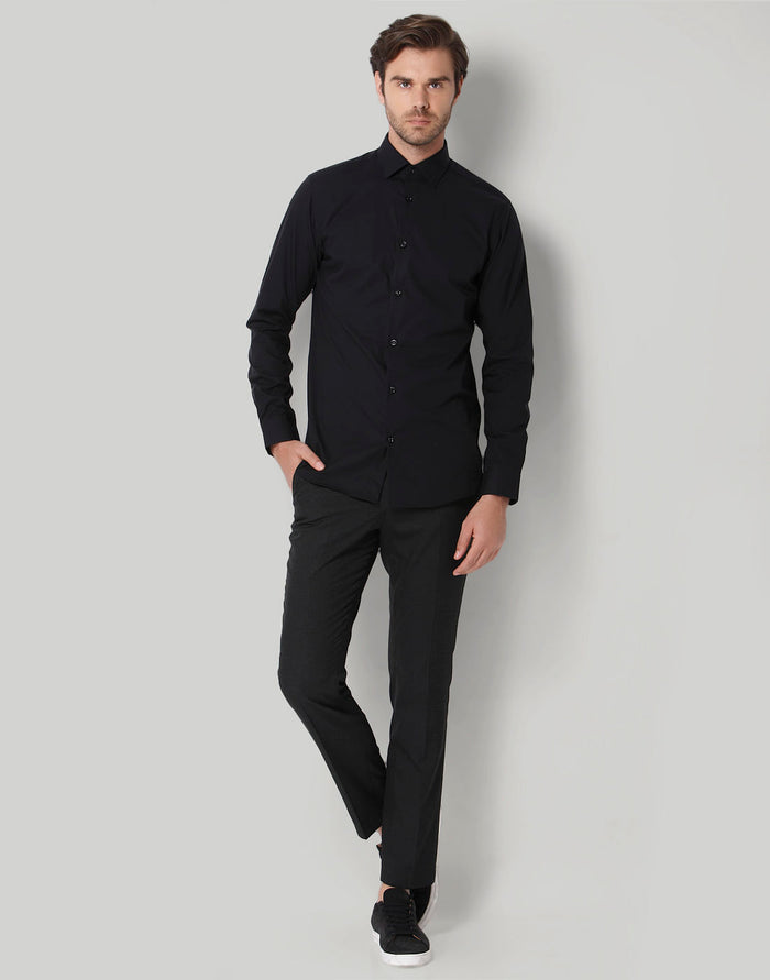 Black Full Sleeves Shirt