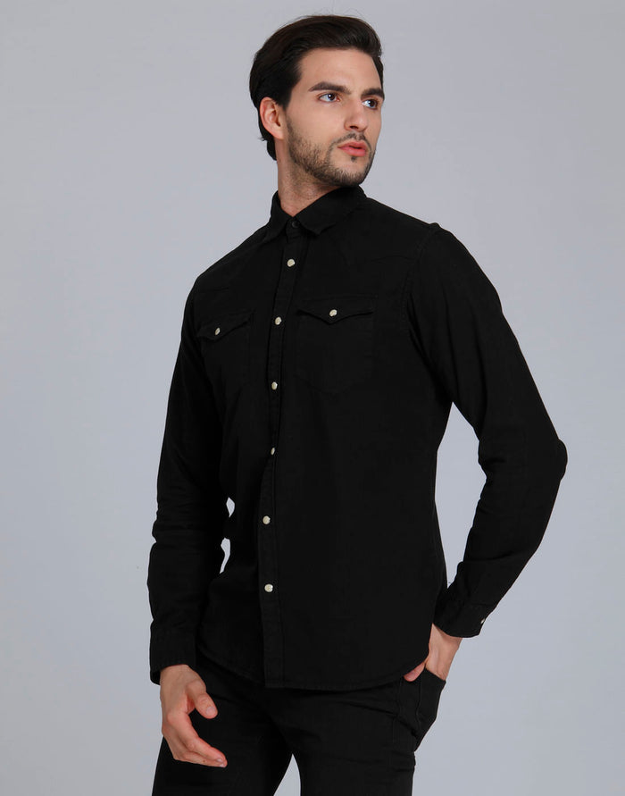 Black Full Sleeves Shirt
