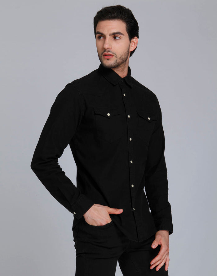 Black Full Sleeves Shirt