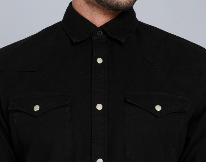 Black Full Sleeves Shirt