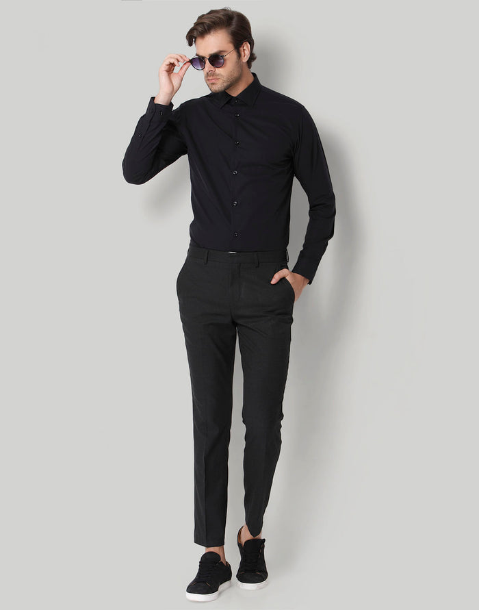 Black Full Sleeves Shirt