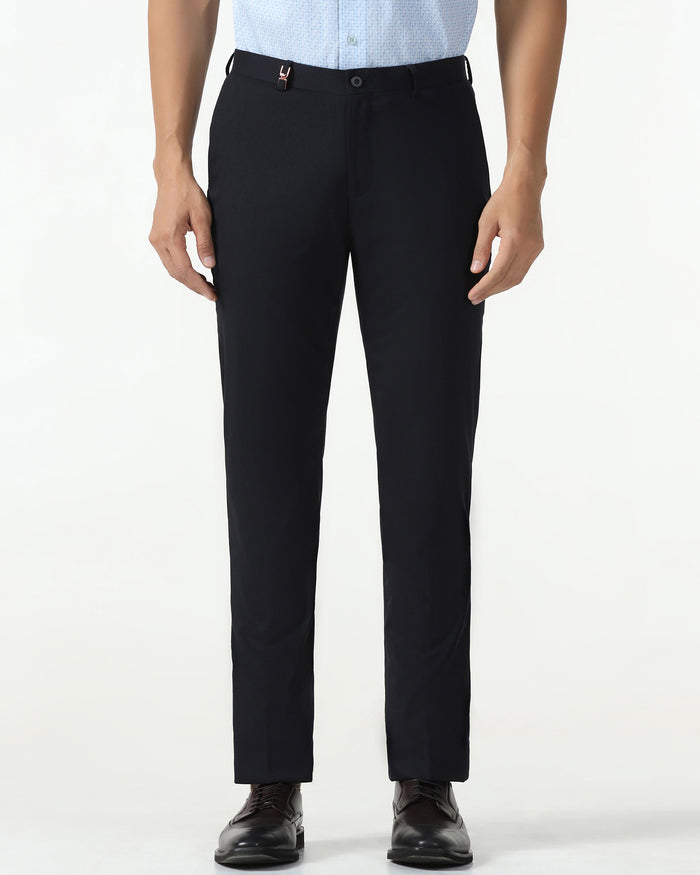 Black Luxe Solid Trouser - Meter