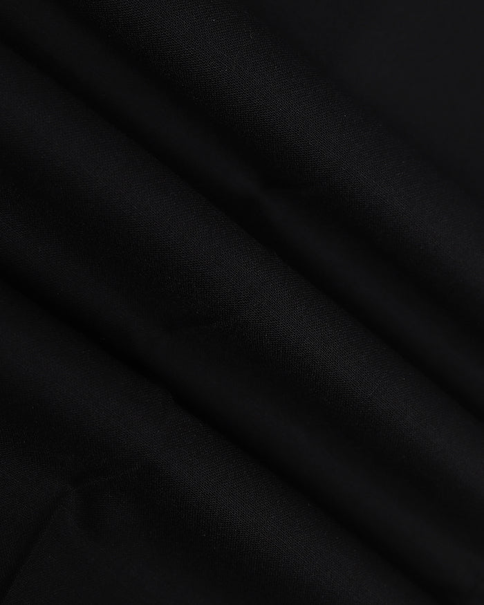 Black Luxe Solid Trouser - Meter