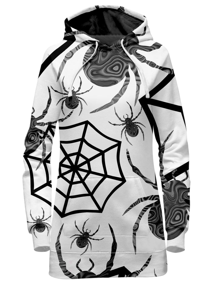 Black & White Halloween Hoodie Dress Sartoris Art Epic Hoodie