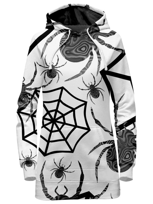 Black & White Halloween Hoodie Dress Sartoris Art Epic Hoodie
