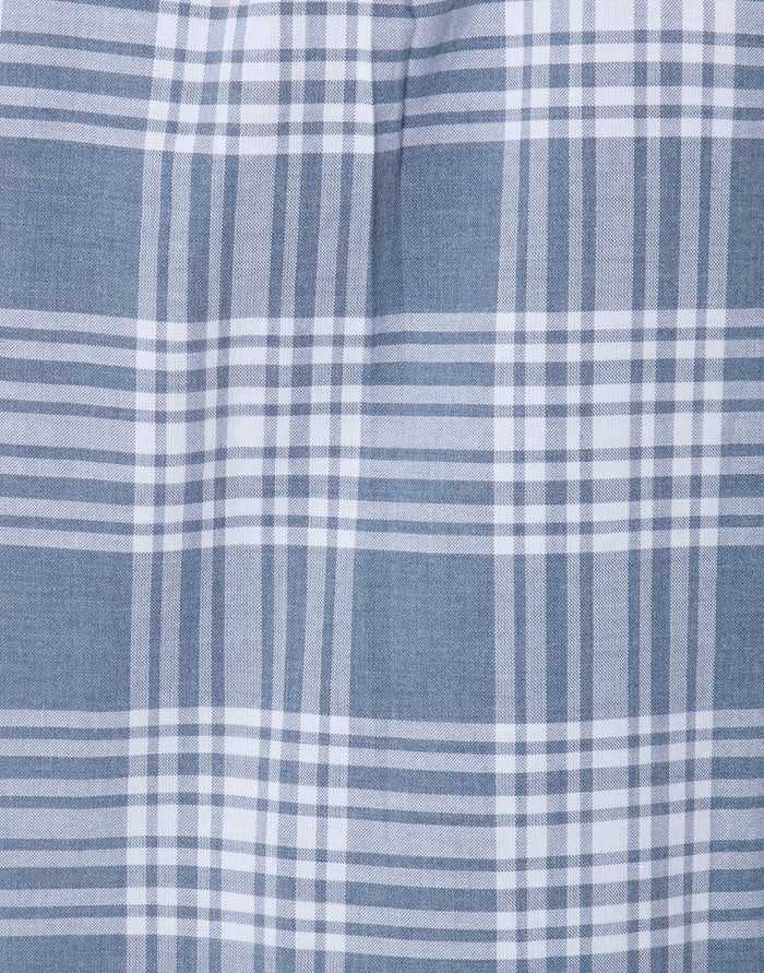 Blue Check Full Sleeves Shirt