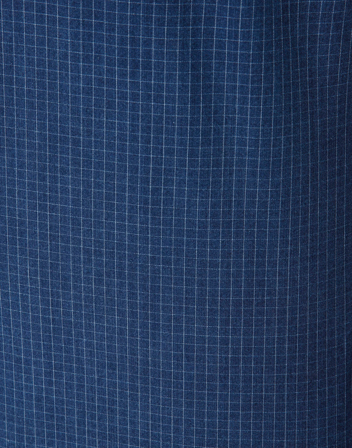 Blue Check Full Sleeves Shirt