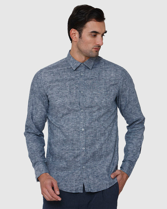 Blue Full Sleeves Shirt