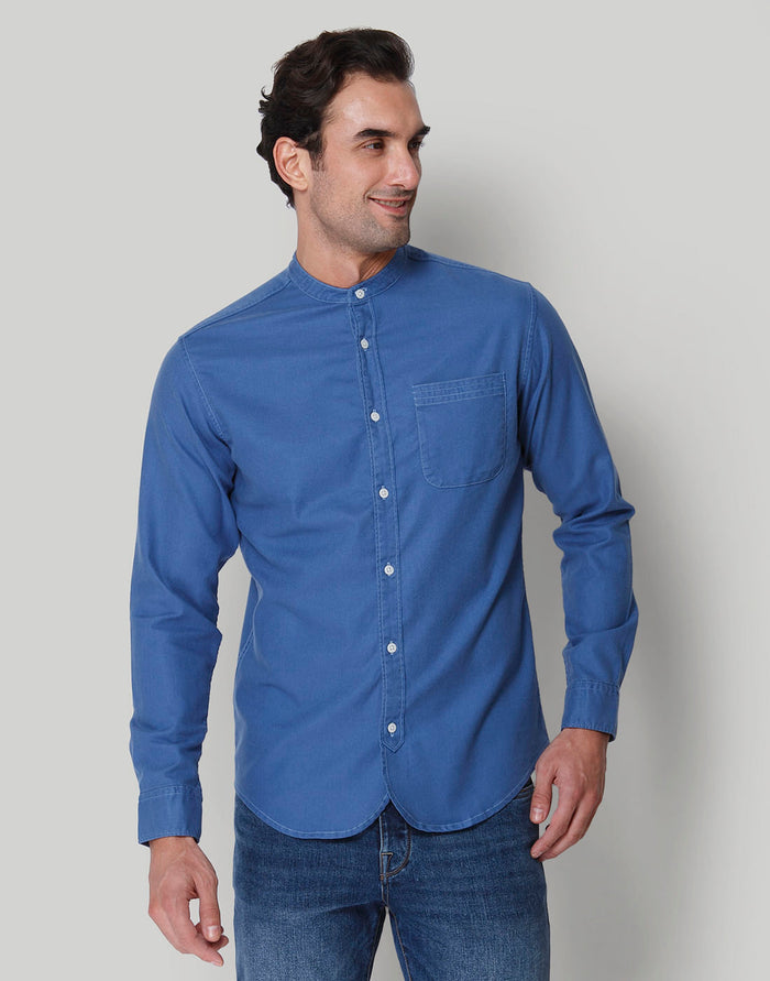 Blue Full Sleeves Shirt