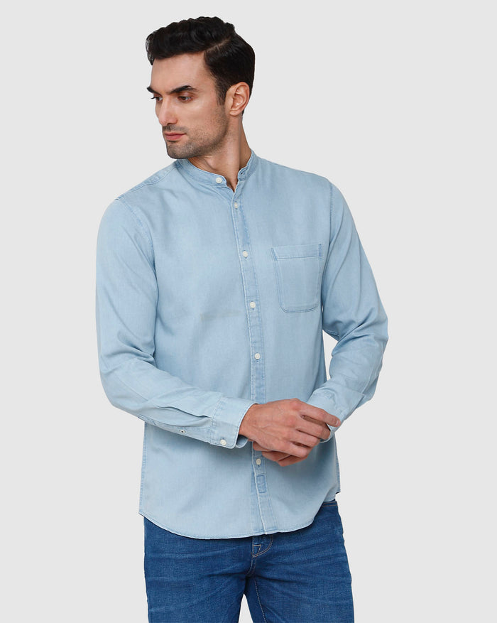 Blue Full Sleeves Shirt