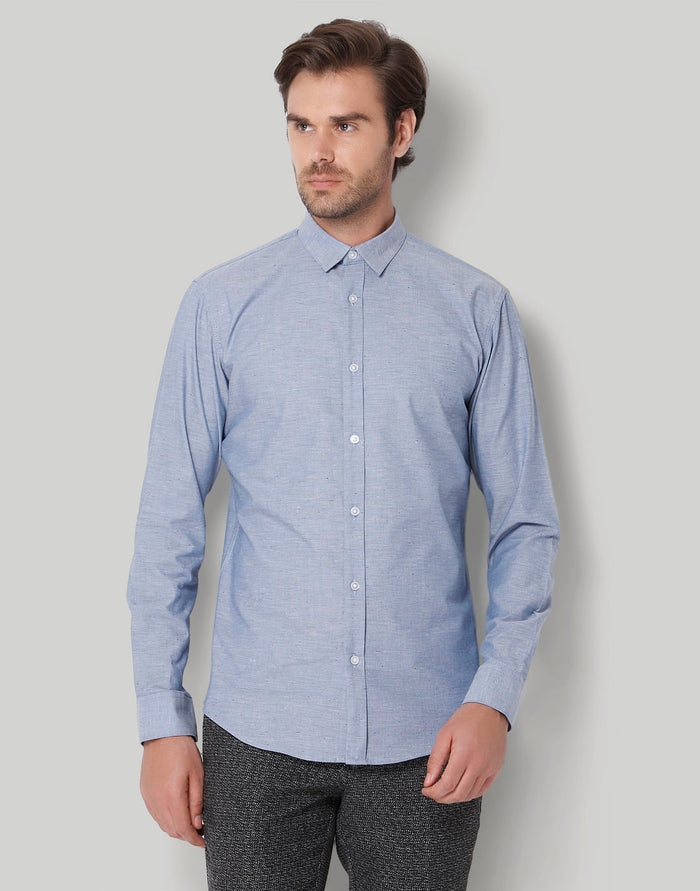 Blue Full Sleeves Shirt